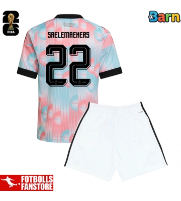 Belgien Alexis Saelemaekers #22 Bortatröja Barn VM 2026 Kortärmad (+ Korta byxor)